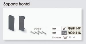 Soporte frontal para Cajon Int. Altura de Plastimodul