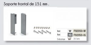 Style Cristal Sop Frontal - Style Box Cristal - CajÓn Interior 151 Mm - Frontal Varilla