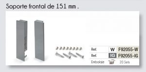 Style Cristal Sop Frontal Cristal - Style Box Cristal - CajÓn Interior 151 Mm - Frontal Varilla