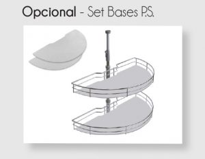 Bandeja Barra Bases - Bandejas Semicirculares 180º - Con Barra