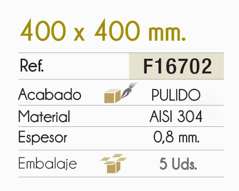 F16702 - Fregaderos - Accesorios