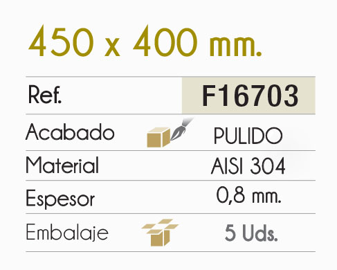 F16703 - Fregaderos - Accesorios