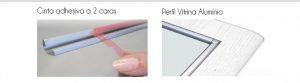 Perfil Aluminio Adhesivo Detalles