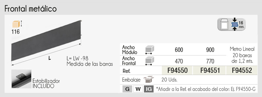 Frontal Metalico Style