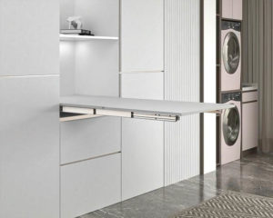 F Gt Mesa Plegable Frente Columna Ambiente