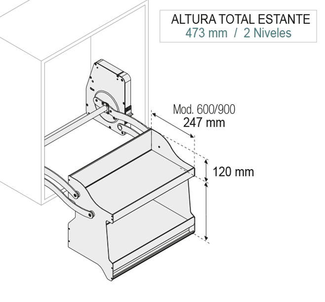 Estante Abatible Tecnico