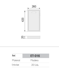 Freg Top Acc Tabla Corte Ref