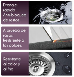 Log Fregaderos Granito Detalle