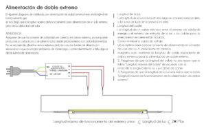 Tiras Neon Aliment Doble Extremo