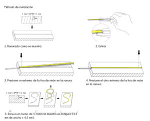 Tiras Neon Metodos Instal