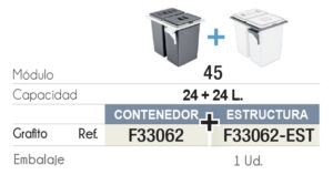 Contenedor Square F Ref