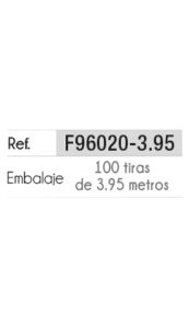 Copete Rectang Led Difusor Ref