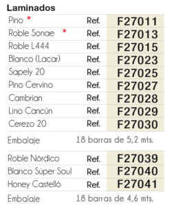F Perfil Laminado