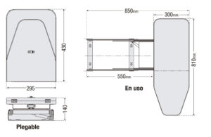 Planchador Extensible Cotas