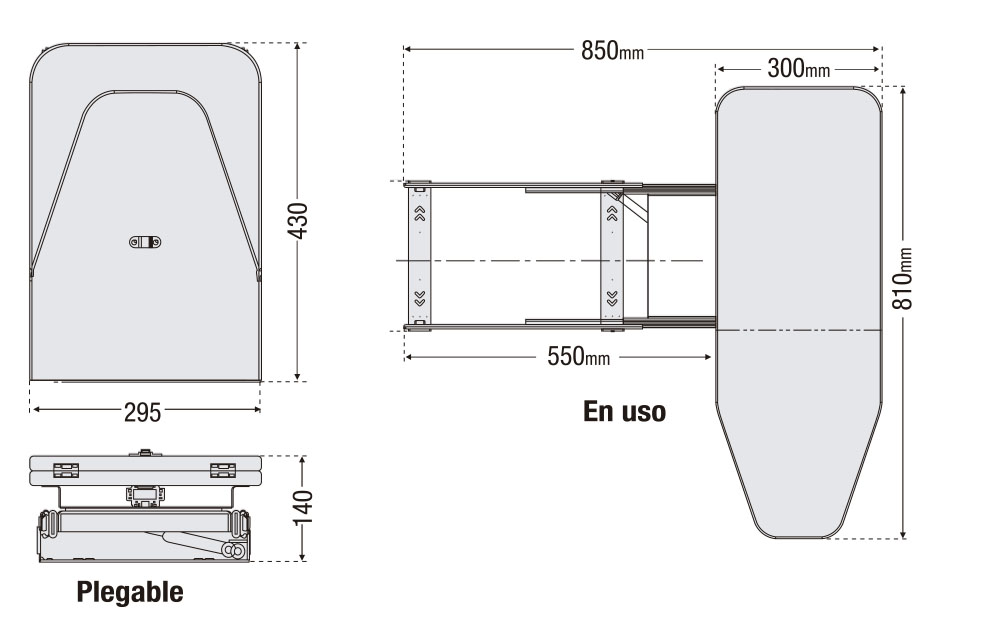 Planchador Extensible Cotas