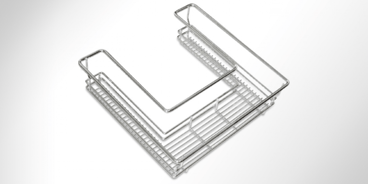 Bottom sink wire basket (for square runners)