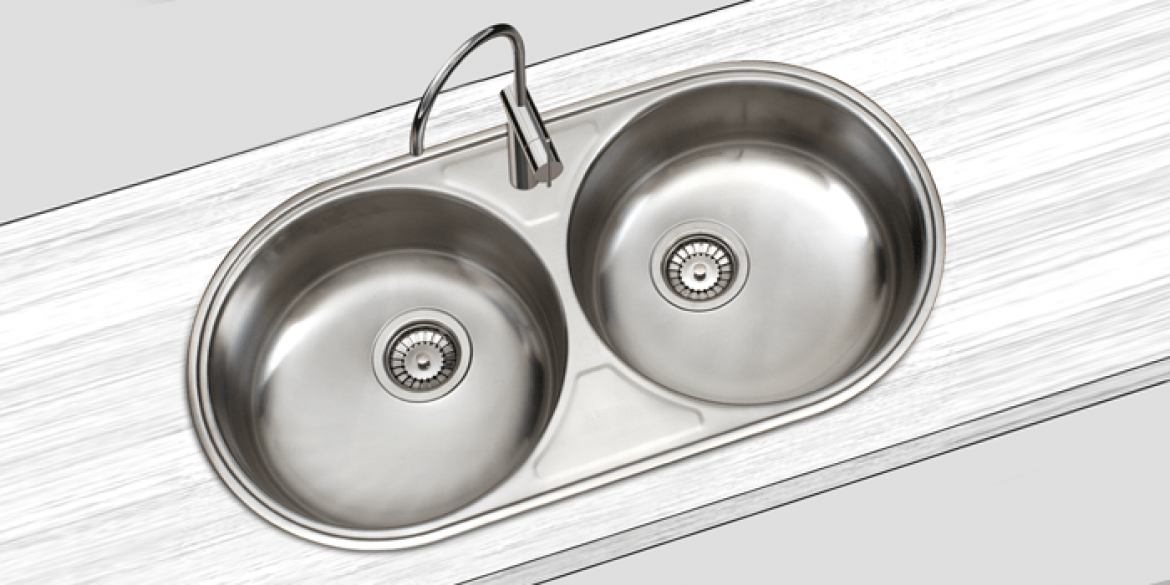 Stainless Steel Kitchen Sink – 2 Bowls – F16602