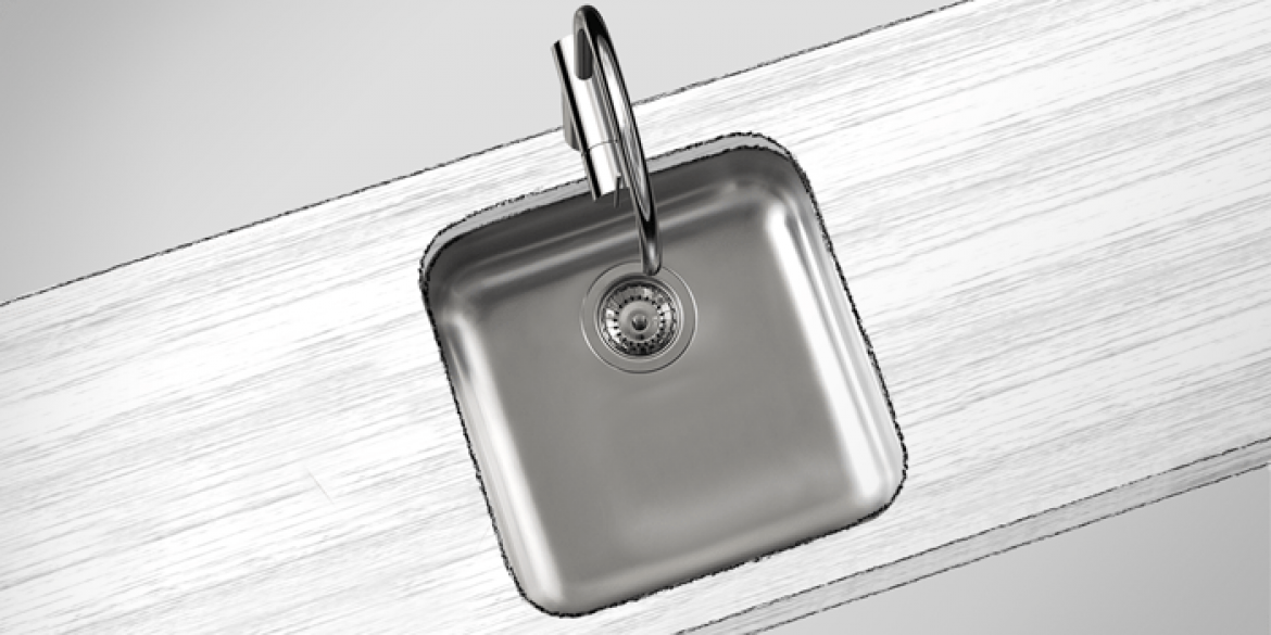 Stainless Steel Kitchen Sink – 1 Bowl / 400 x 400 – F16609