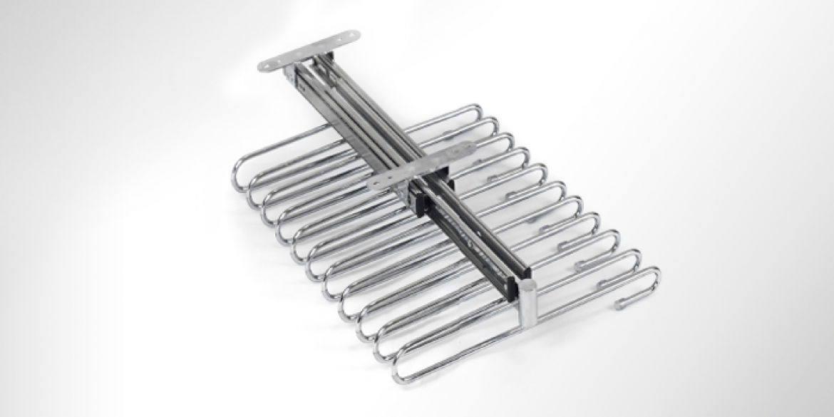 Wire trousers rack –  9 and 11 bars. NEWS and IMPROVED.