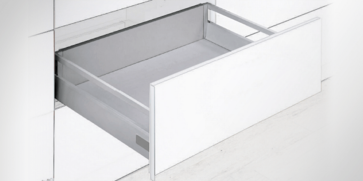Pot and Pan Drawer MB PLUS Height 152 mm. – whit 2 rectangular rods
