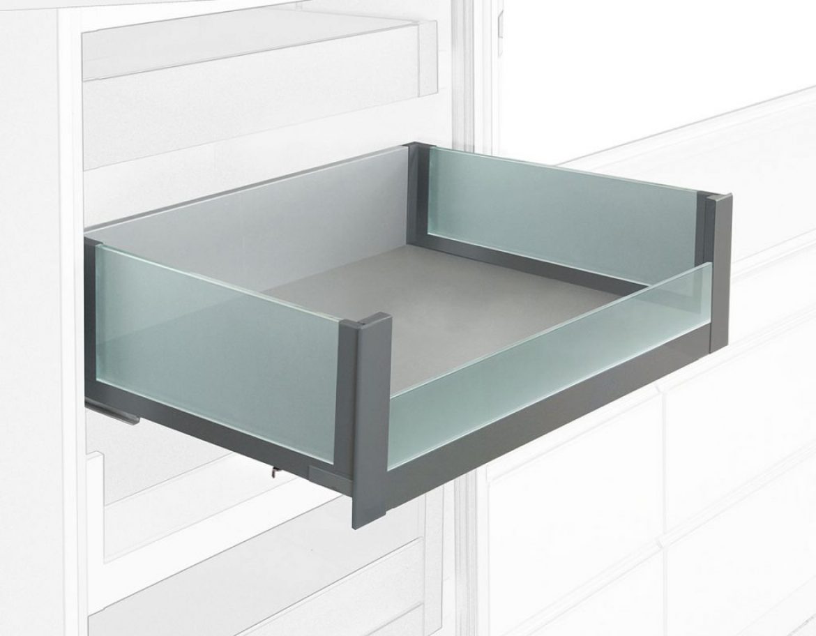 Interior Drawer H = 151 mm. –   Front with Glass