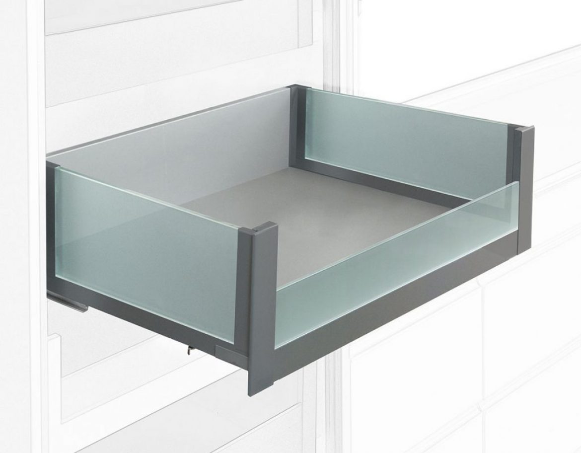 Interior Drawer H = 184 mm. –  Front with Glass